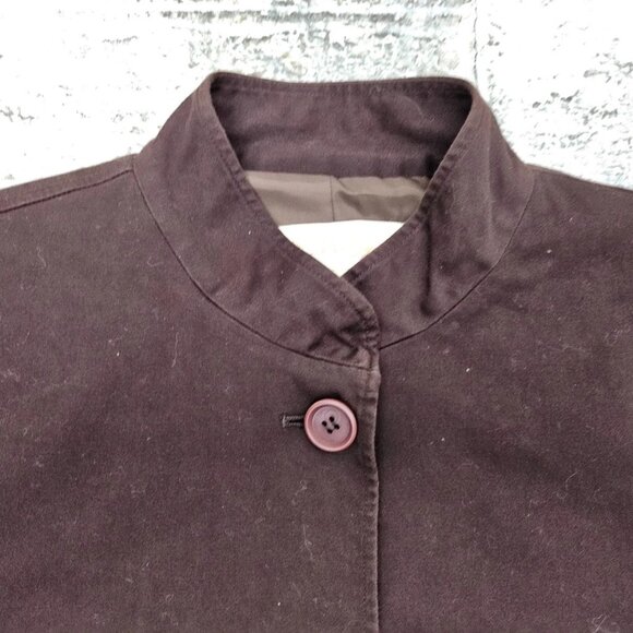 P.A.R.I.S.I.A.N Signature Women Blazer Dark Brown Coat Jacket Size 10 - Picture 6 of 10